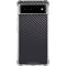 Black Carbon Fiber Specialty Texture Material Google Pixel 6 Clear Case